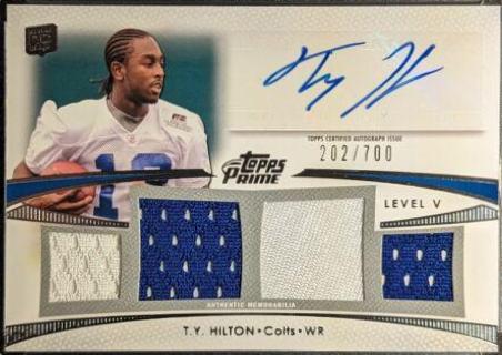T.Y. Hilton [Autograph Silver Rainbow] #135
