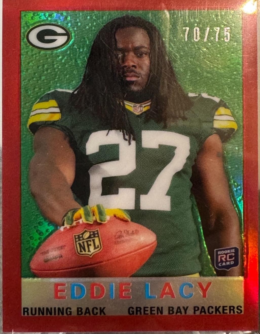 Eddie Lacy [Red Refractor] #8