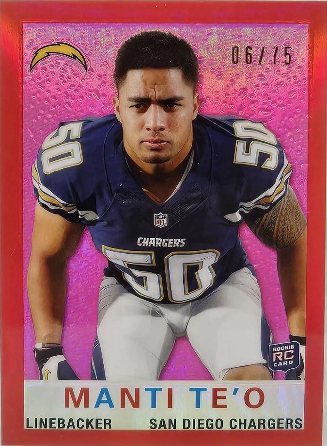 Manti Te'O [Red Refractor] #28