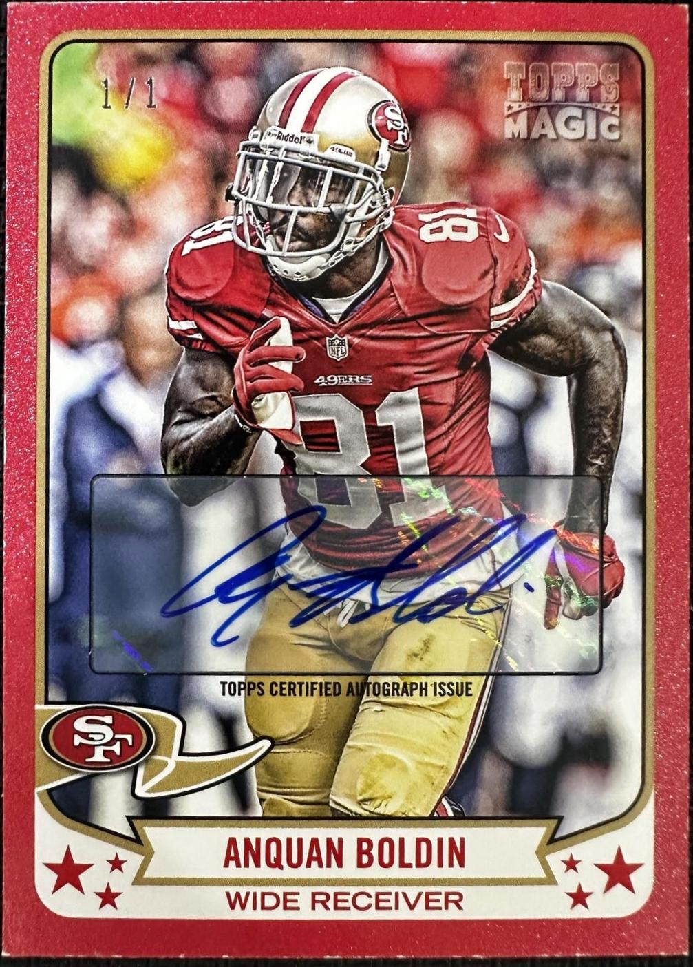 Anquan Boldin [Autograph] #132