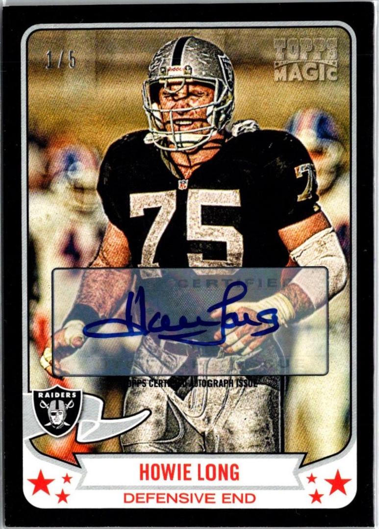 Howie Long [Autograph Black Bordered] #193