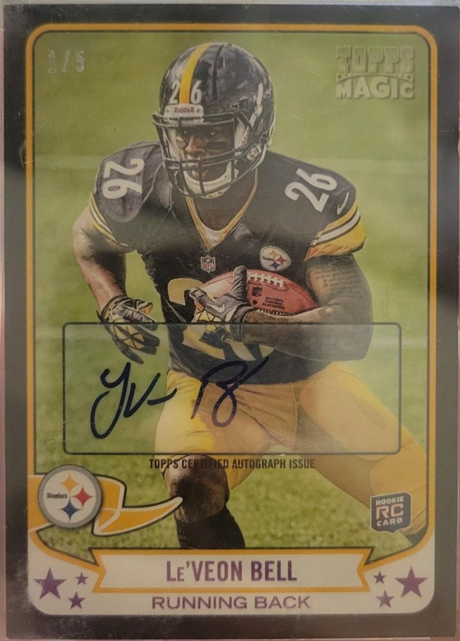 Le'Veon Bell [Autograph Black Bordered] #36
