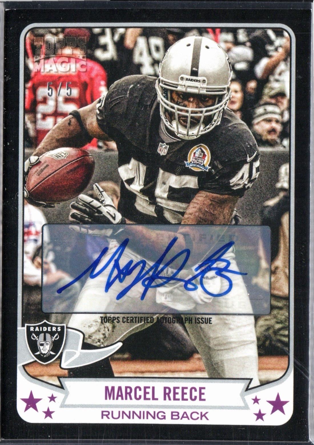 Marcel Reece [Autograph Black Bordered] #53