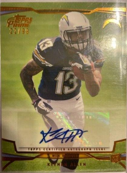 Keenan Allen [Running Autograph Copper] #113