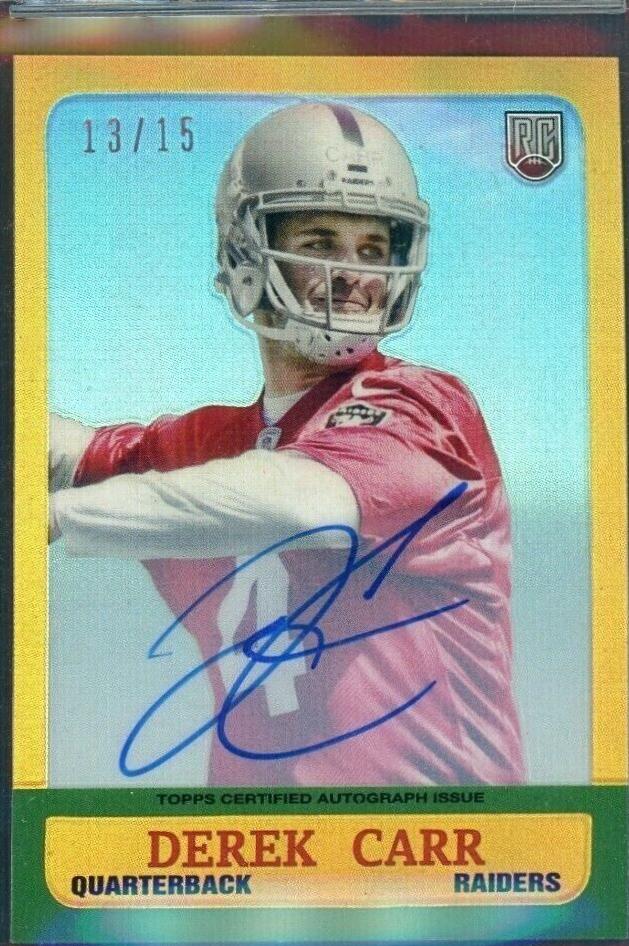 Derek Carr [Autograph Refractor] #7