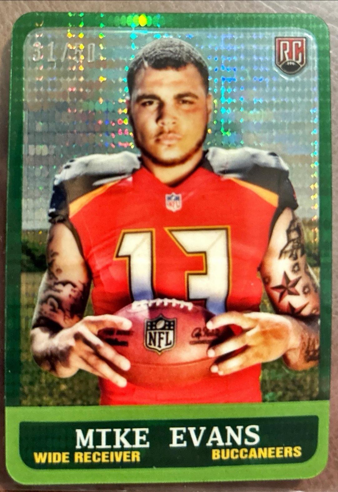 Mike Evans [Pulsar Refractor Die Cut] #21