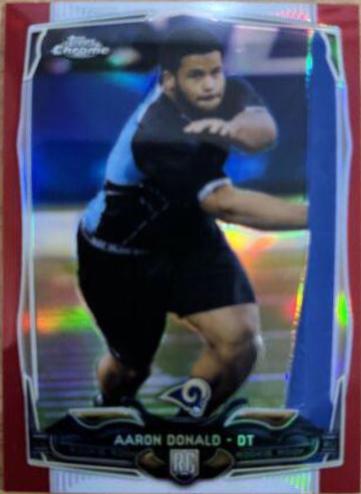 Aaron Donald [Red Refractor] #175