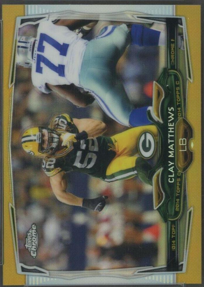 Clay Matthews [Gold Refractor] #10