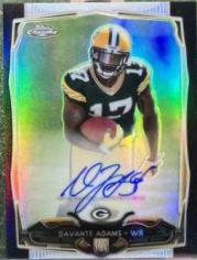 Davante Adams [Facing Forward Autograph Black Refractor] #114