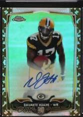 Davante Adams [Facing Forward Autograph Camo Refractor] #114
