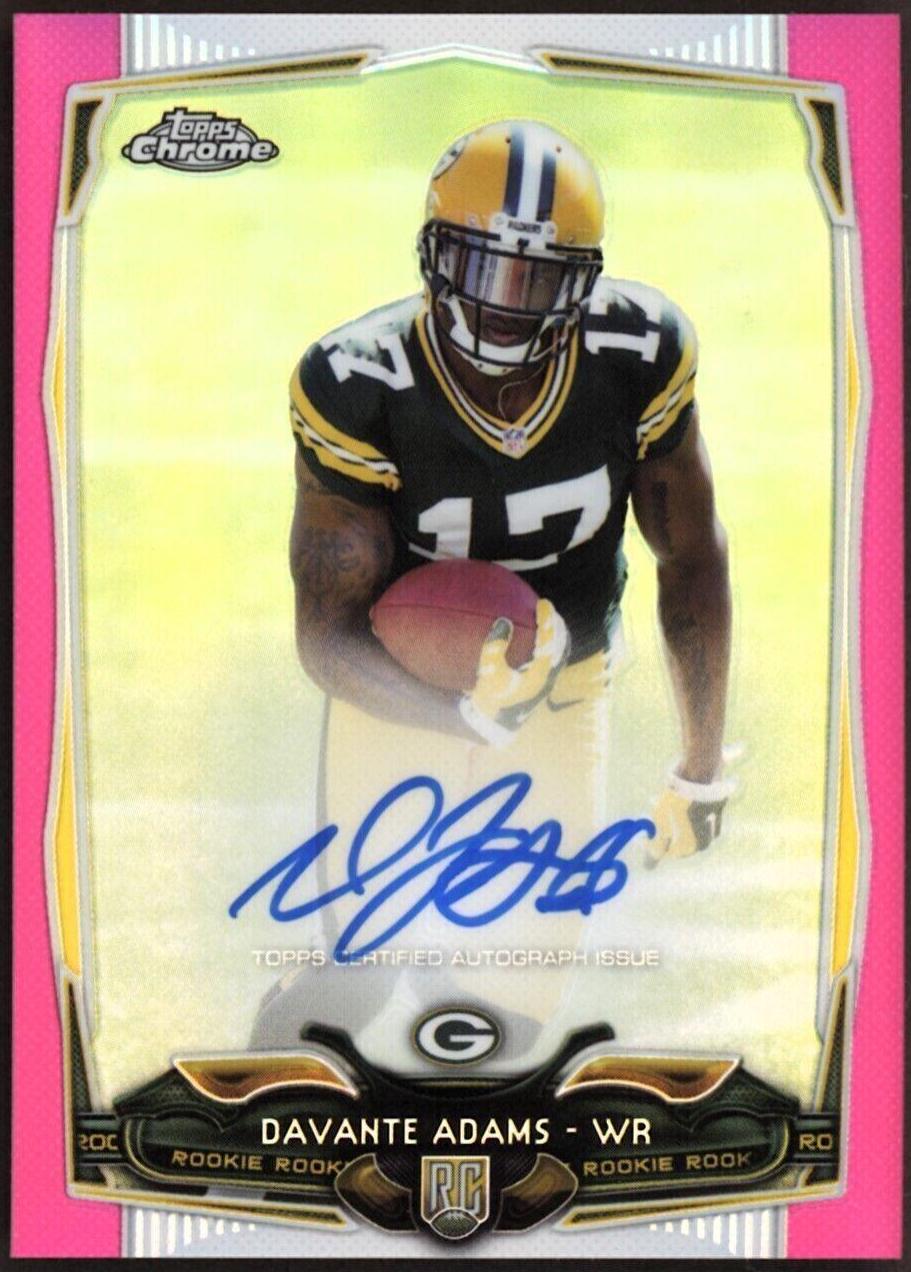 Davante Adams [Facing Forward Autograph Pink Refractor] #114