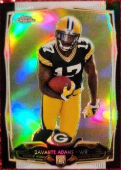 Davante Adams [Facing Forward Black Refractor] #114
