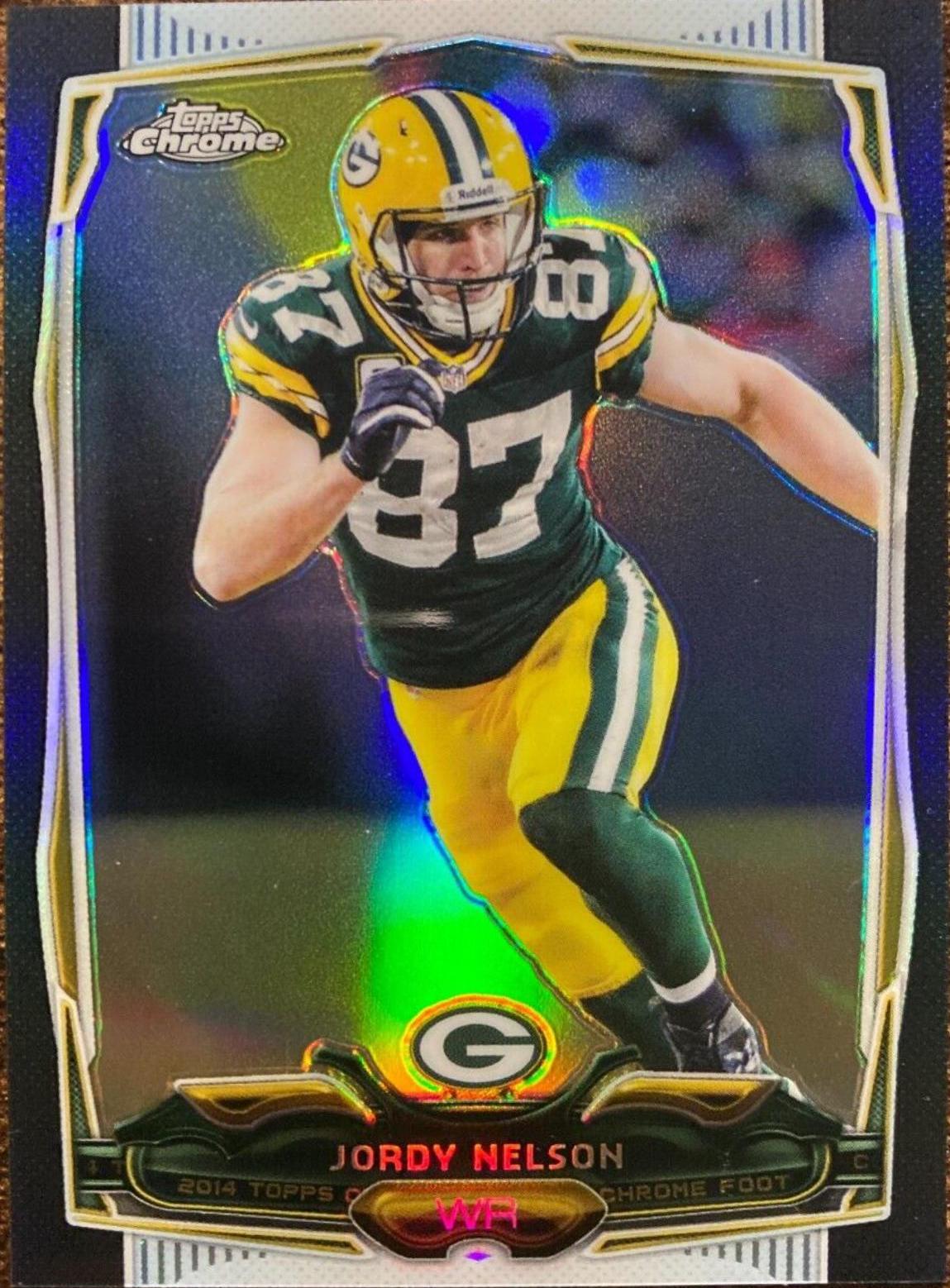 Jordy Nelson [Black Refractor] #100