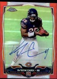 KA'Deem Carey [Autograph Red Refractor] #188