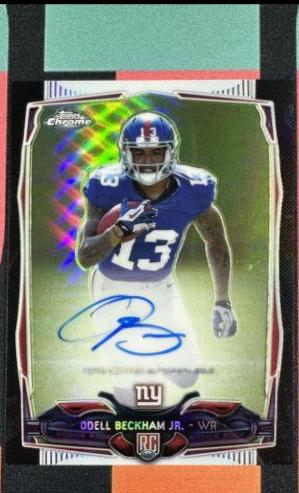 Odell Beckham Jr. [Facing Forward Autograph Black Refractor] #117