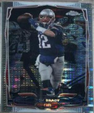 Tom Brady [Blue Jersey Pulsar Refractor] #62