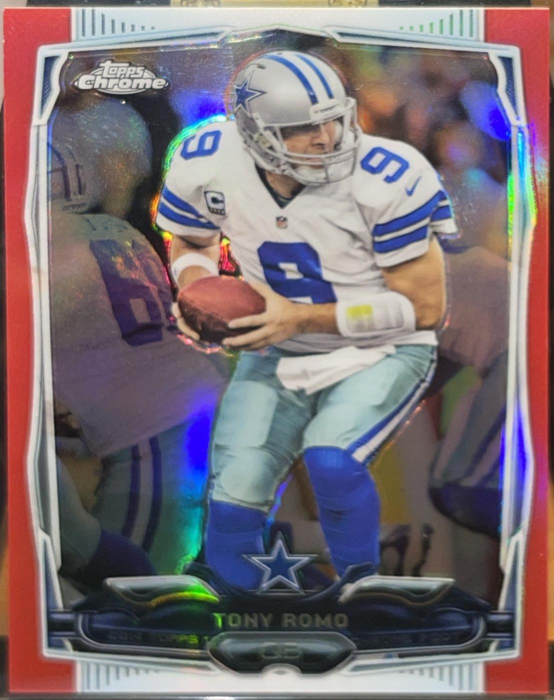 Tony Romo [Red Refractor] #77