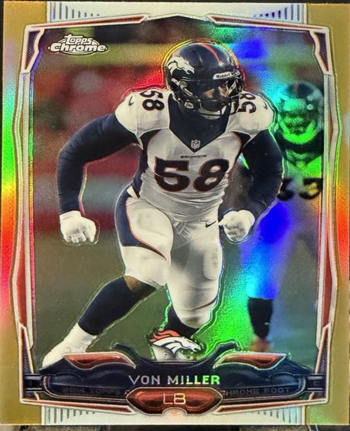 Von Miller [Gold Refractor] #108