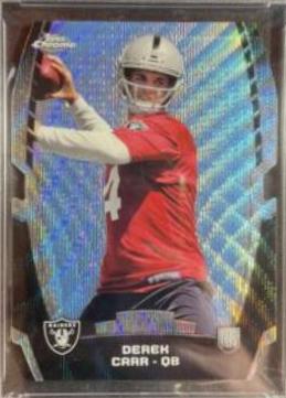 Derek Carr [Blue Wave Refractor] #DC