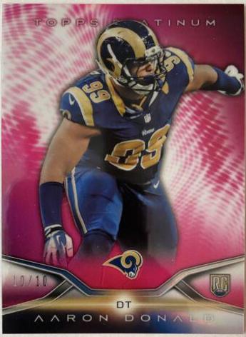 Aaron Donald [Pink Refractor] #112