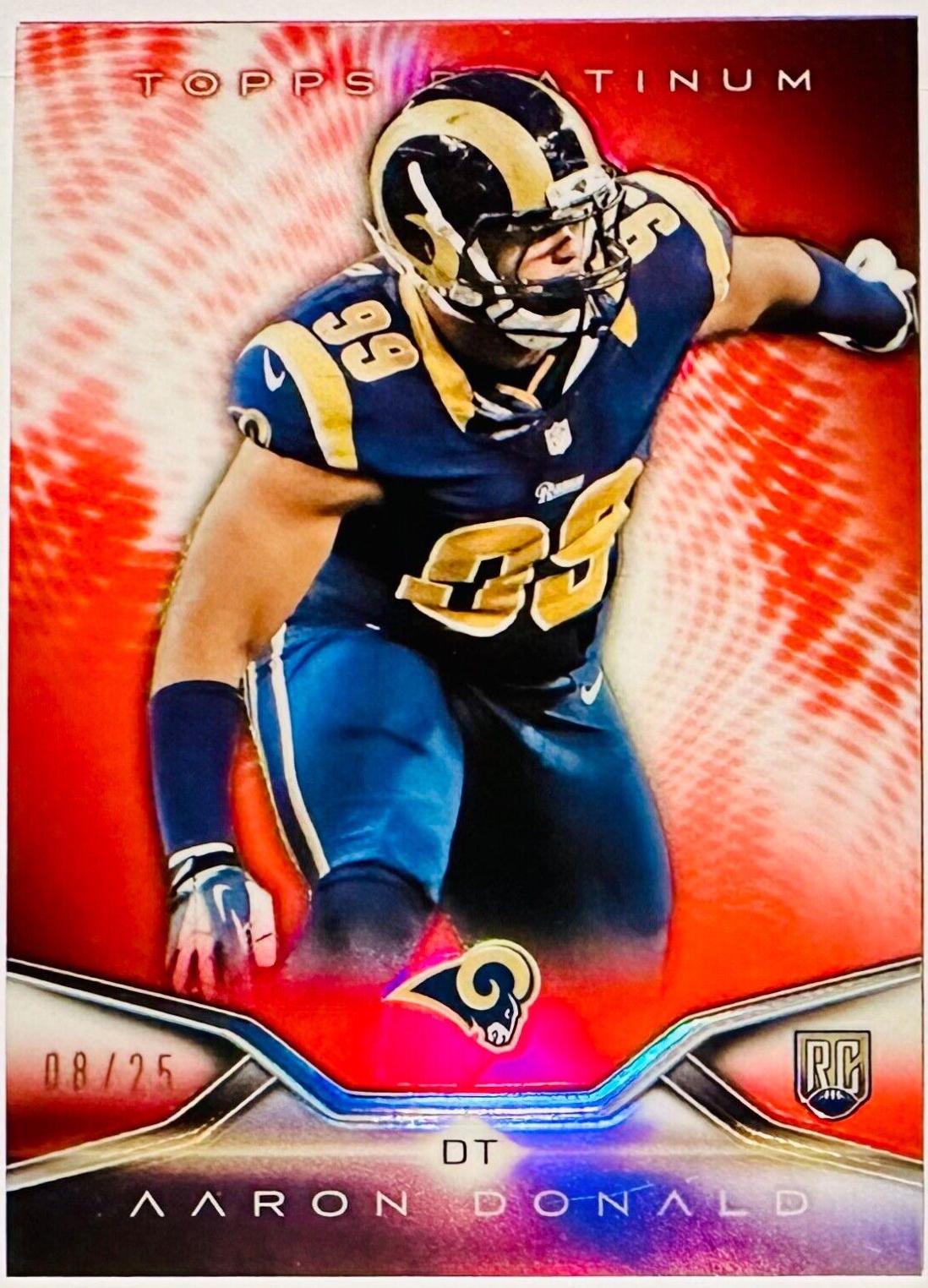 Aaron Donald [Red Refractor] #112