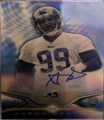 Aaron Donald [Blue Refractor] #74