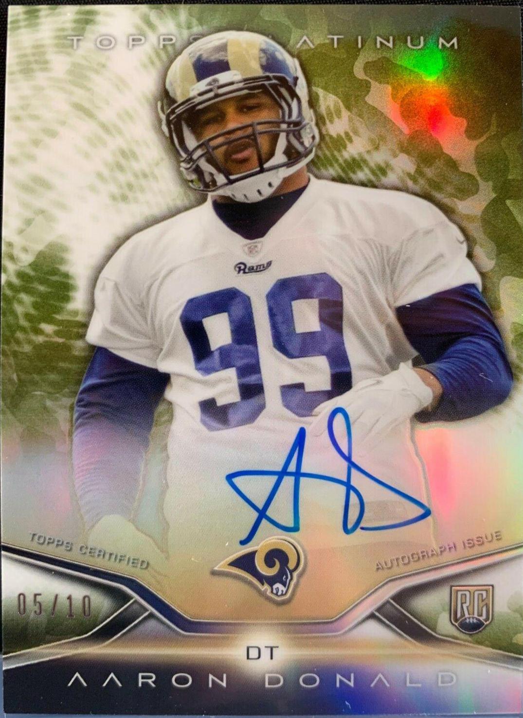 Aaron Donald [Camo Refractor] #74