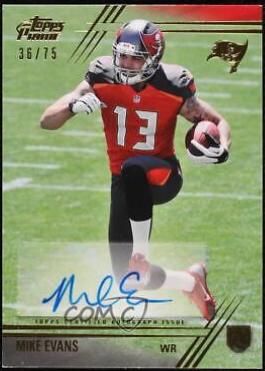 Mike Evans [Jumping Autograph Gold] #101