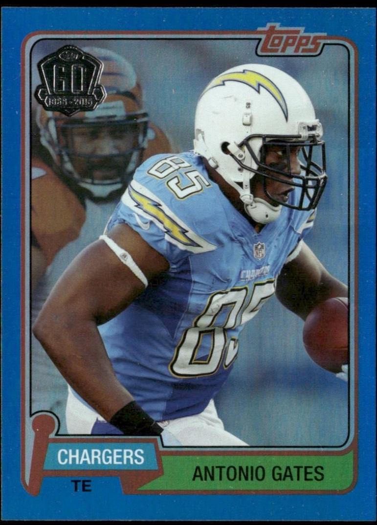 Antonio Gates [Blue Border] #T60-AGA