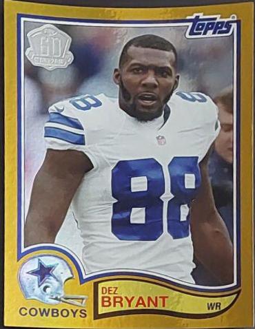 Dez Bryant [Gold Border] #T60-DBR