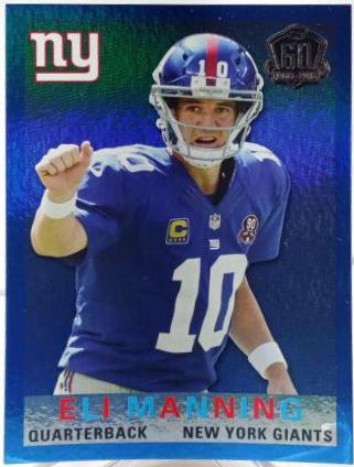 Eli Manning [Blue Border] #T60-EM