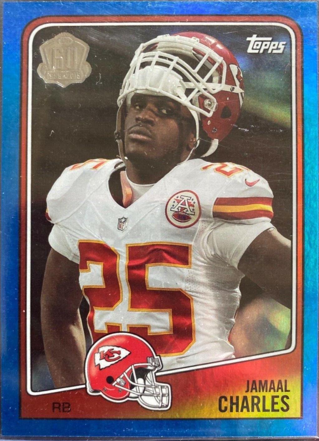 Jamaal Charles [Blue Border] #T60-JC