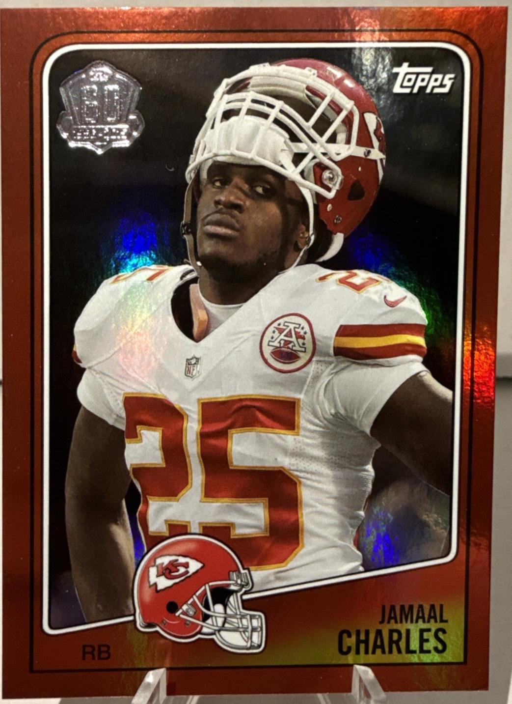 Jamaal Charles [Red Border] #T60-JC