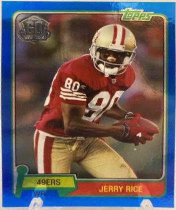 Jerry Rice [Blue Border] #T60-JR