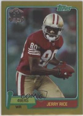 Jerry Rice [Gold Border] #T60-JR