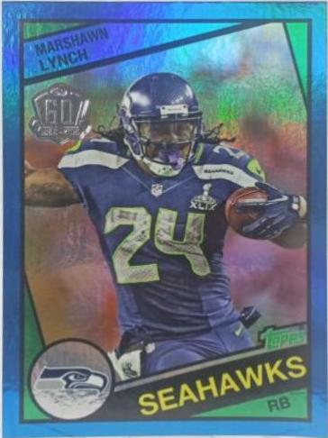 Marshawn Lynch [Blue Border] #T60-ML