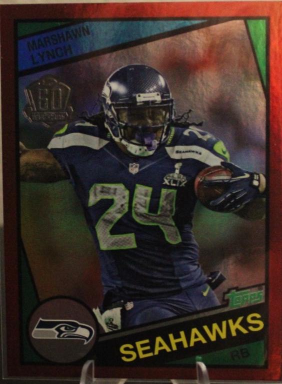 Marshawn Lynch [Red Border] #T60-ML