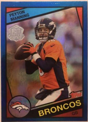 Peyton Manning [Blue Border] #T60-PM