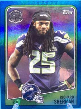 Richard Sherman [Blue Border] #T60-RS