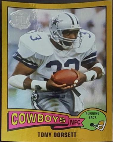 Tony Dorsett [Gold Border] #T60-TDO