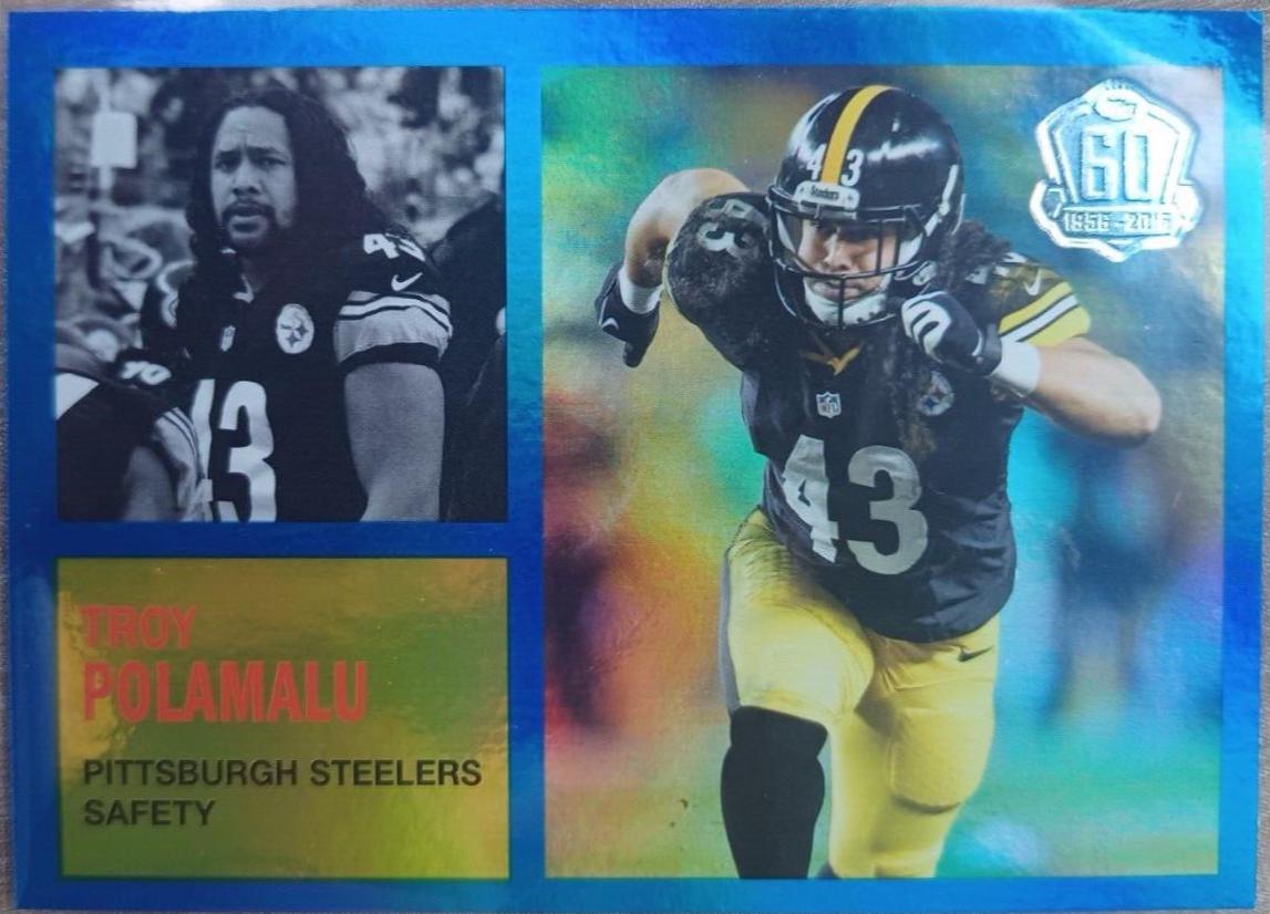 Troy Polamalu [Blue Border] #T60-TP