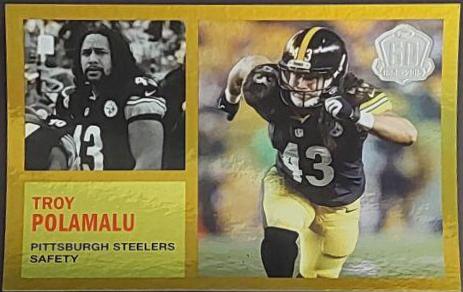 Troy Polamalu [Gold Border] #T60-TP