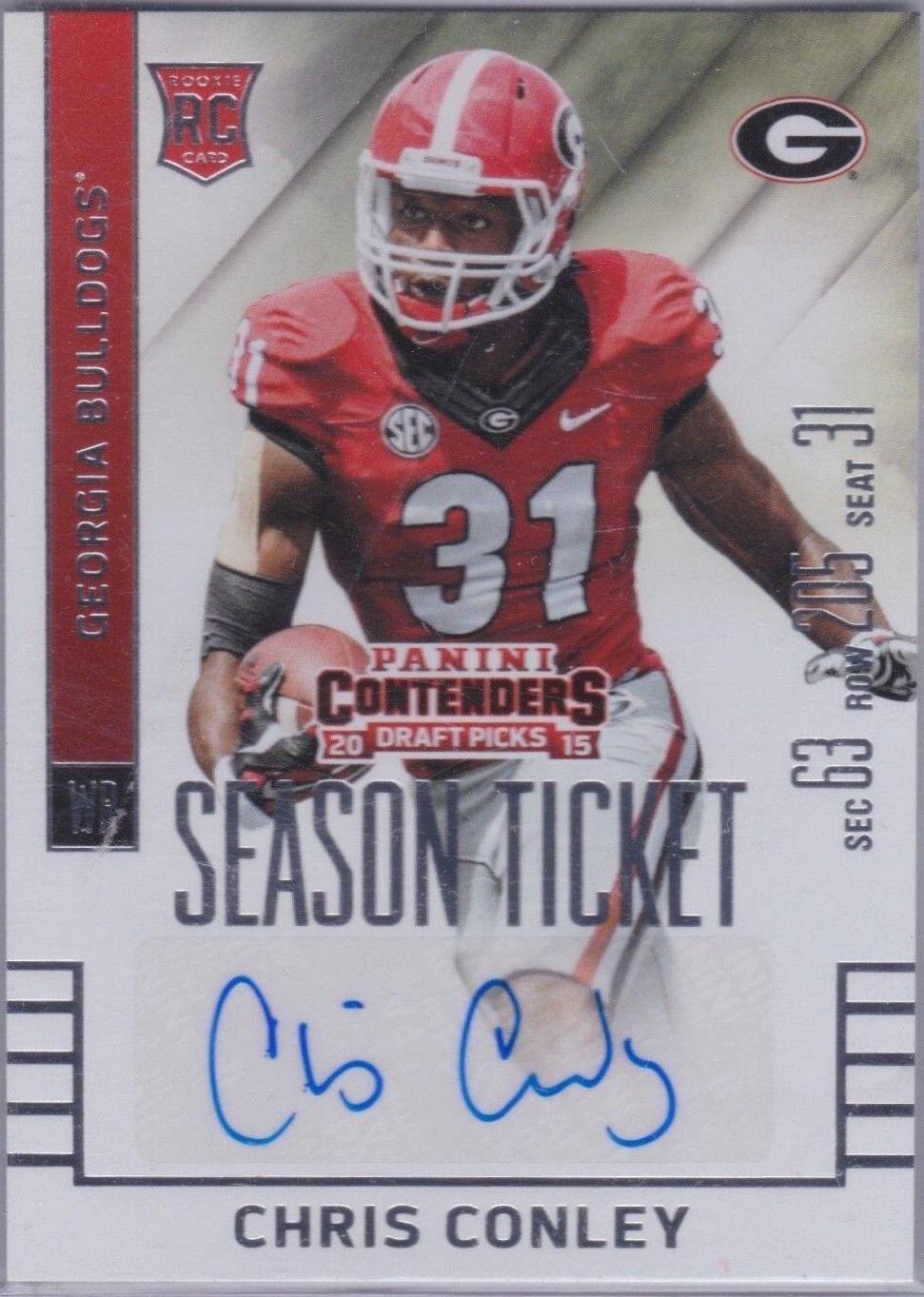 Chris Conley [Autograph Black Refractor] #159