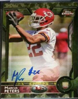 Marcus Peters [Autograph Camo Refractor] #124