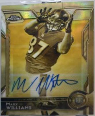 Maxx Williams [Catching Autograph Refractor] #165