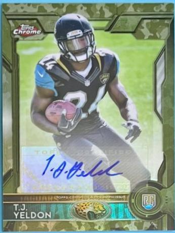 T.J. Yeldon [Ball Low Autograph Camo Refractor] #138