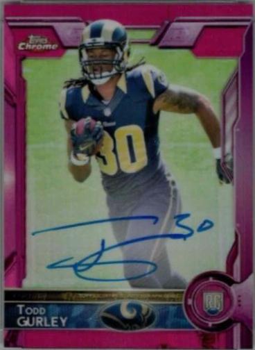 Todd Gurley [Running w/ Ball Autograph Pink Refractor] #110