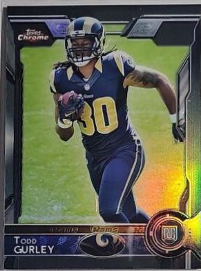 Todd Gurley [Running w/ Ball Black Refractor] #110