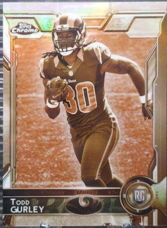 Todd Gurley [Running w/ Ball Sepia Refractor] #110