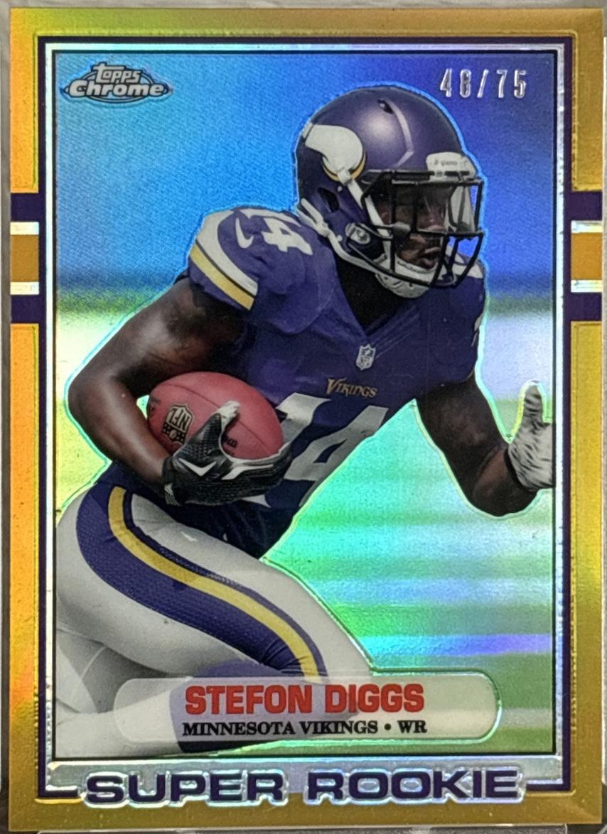 Stefon Diggs [Gold Refractor] #89-SD